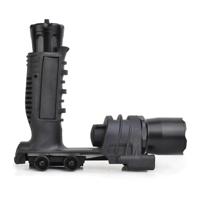 Тактический фонарь M910V вертикальный FOREGRIP WEAPONLIGHT чувствительный к давлению мгновенная активация колодки постоянный поворотный переключатель
