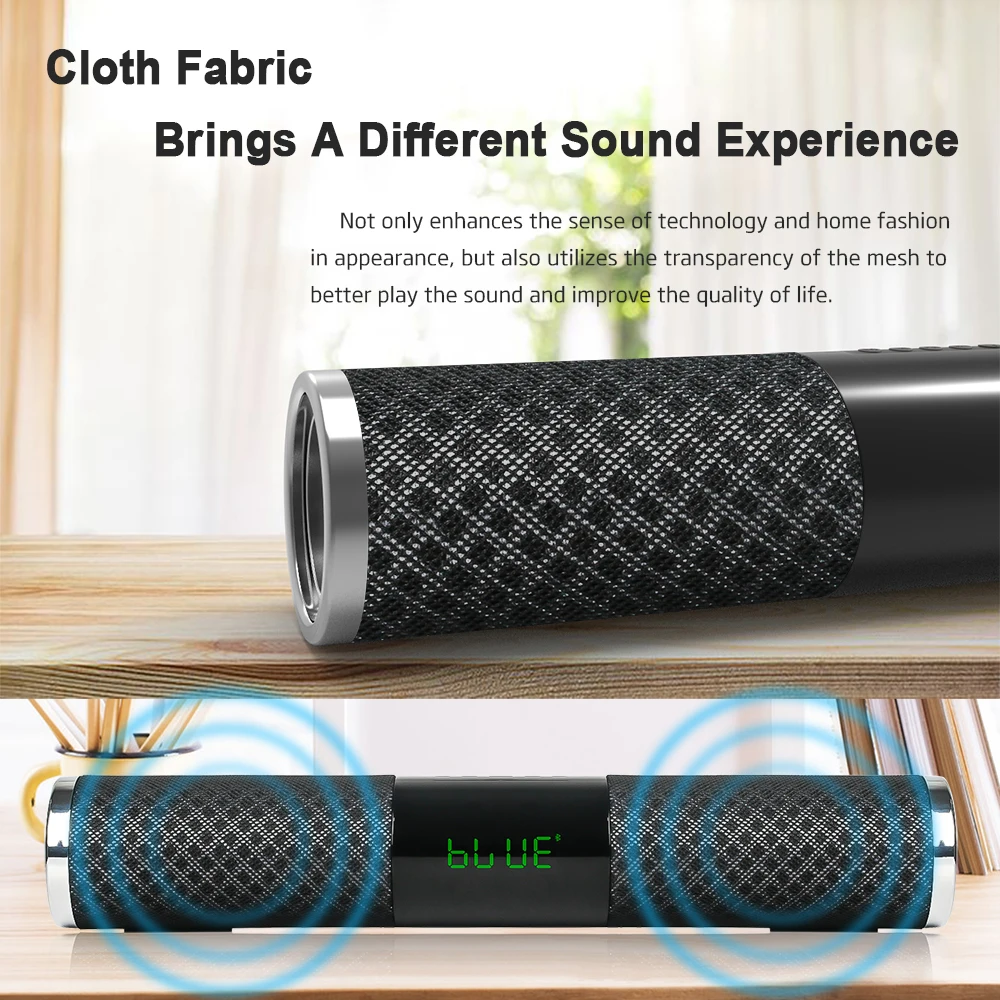 Беспроводная Bluetooth Колонка Smalody стерео музыка 10 Вт звуковая коробка поддержка TF
