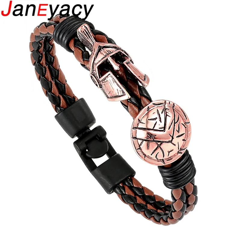 Женский браслет в стиле ретро со шлемом спартанца модный рыцарский