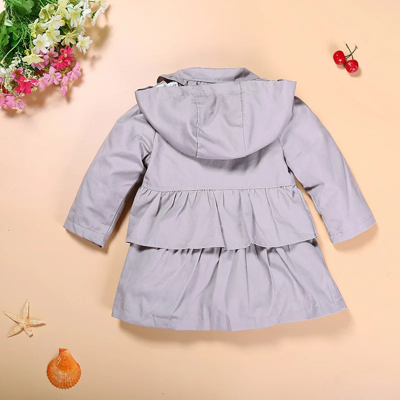 2020 New Style Baby Girls Jacket Children High Quality Outerwear Autumn Child Coats Kids Hooded Windbreaker | Детская одежда и