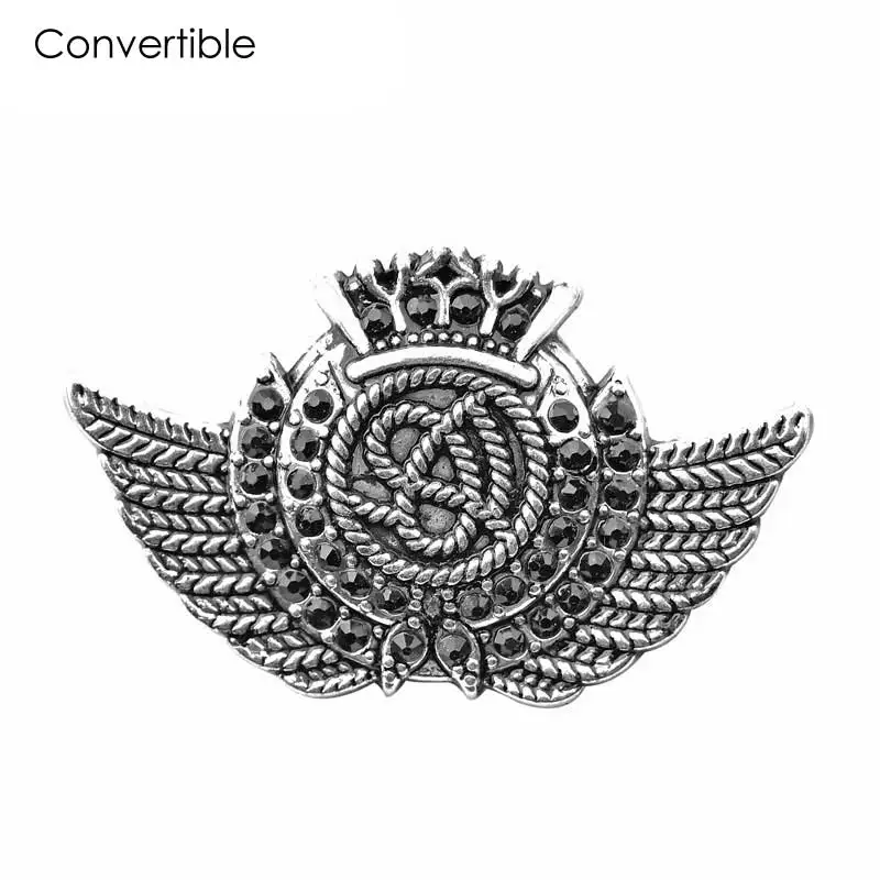 2018 Rivca жемчужная Камея Ангел Кристалл Стразы Магнитная Брошь для женщин