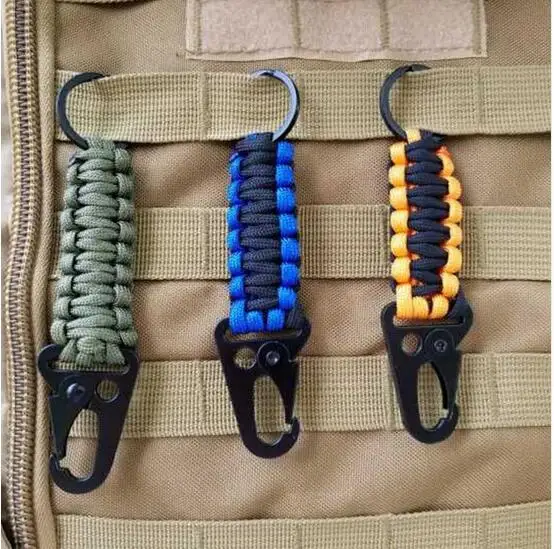 EDC Paracord веревка брелок для кемпинга на открытом воздухе набор выживания в стиле