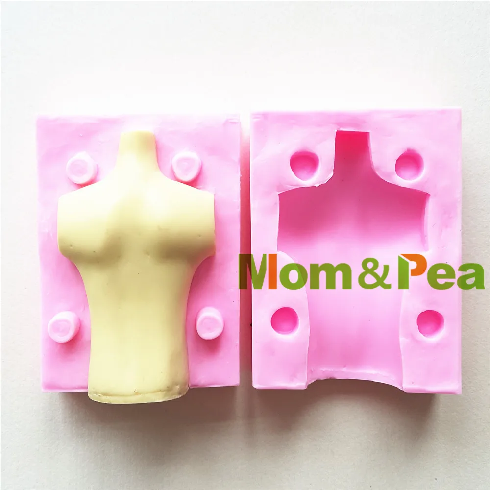 Mom &amp Pea MPA1663 силиконовая форма в форме мускулов для мужчин украшение торта 3D