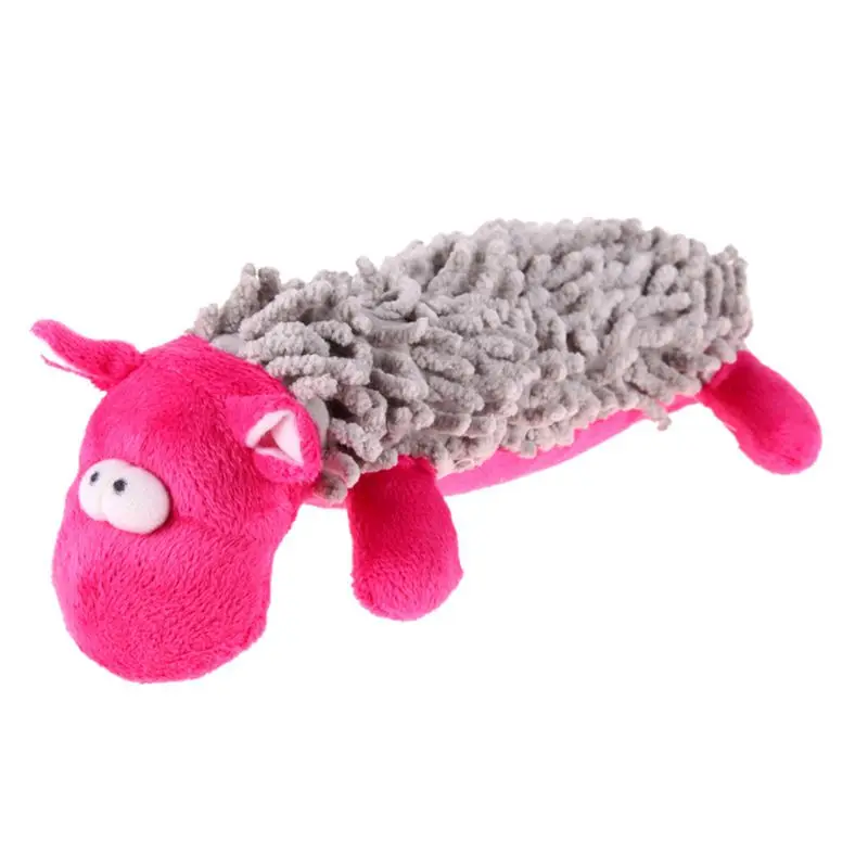 Красный Забавная игрушка для игры, собака, щенок, кошка, прекрасный писк, игрушки, плюшевые животные, писклявый звук, плюшевые игрушки, мягкая милая собака для игры со щенком, поставка - Цвет: Красный