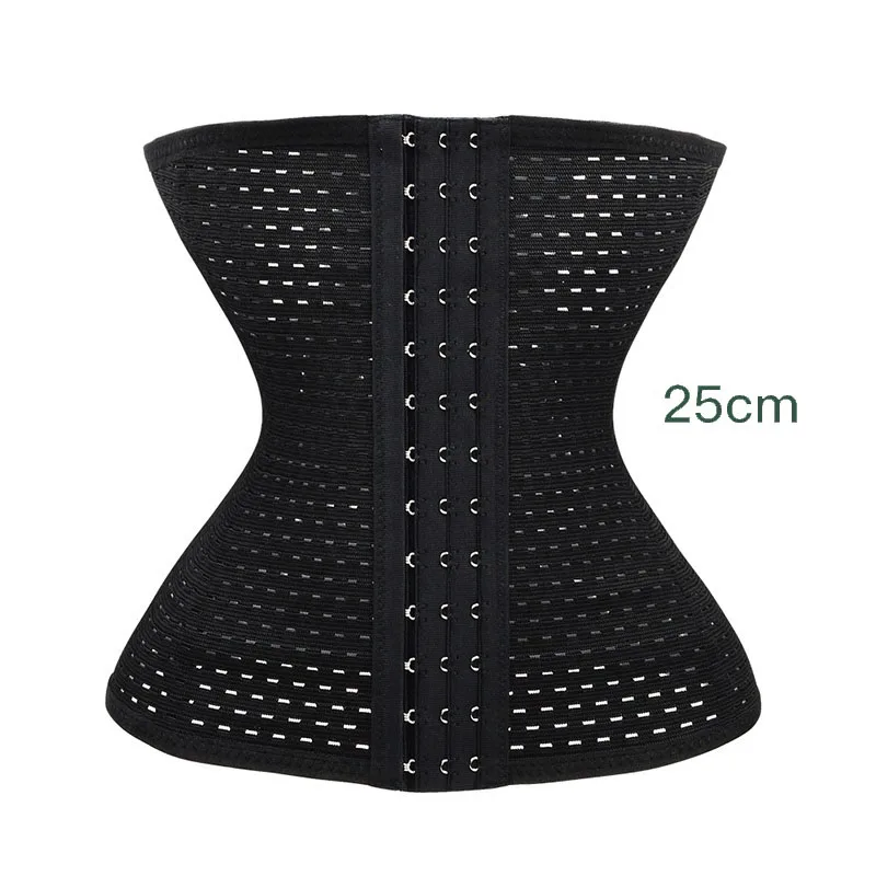 high-25cm-black Корсет утягивающее белье пояс для похудения корректирующее белье карсет для похудения Женский корсет для похудения, пояс для похудения, моделирующий пояс, майка облегающая Корректирующее белье, корсет для похудения - Цвет: high-25cm-black
