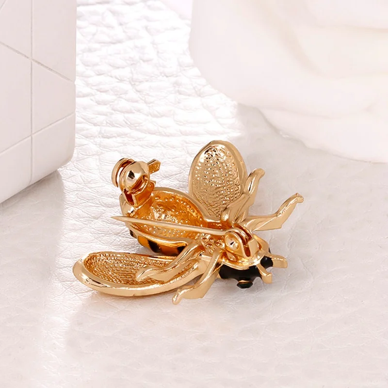 1 шт. желтый броши в виде пчел для мужчин Мультяшные ювелирные изделия Модный