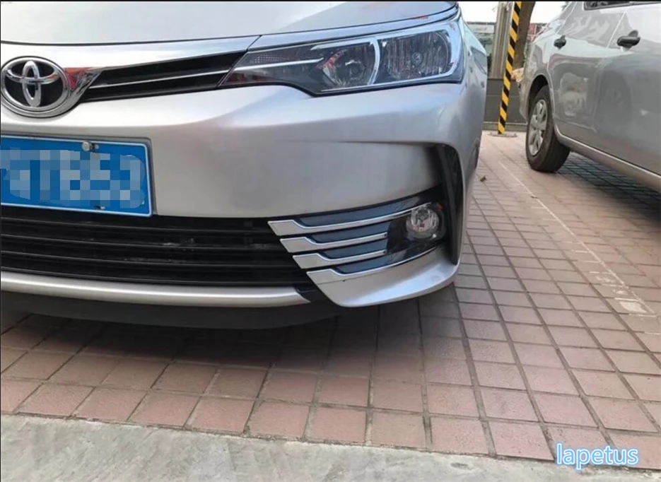 Для Toyota Corolla 2017 2018 ABS передняя решетка гриль противотуманный светильник