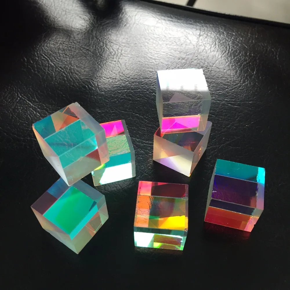 4 шт. красивый DIY дефектный X кубическая Призма RGB комбинированный разветвитель