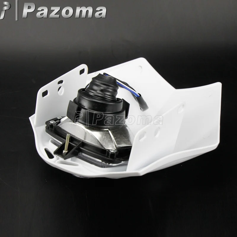 Передняя фара для мотоцикла Suprmoto 12 в 35 Вт белая обтекатель Yamaha Honda Suzuki RMX WR 450 250 YZ TTR