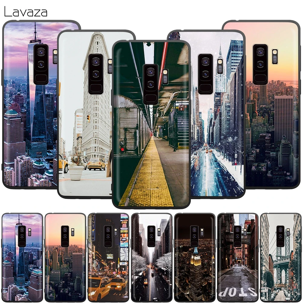 Чехол Нью-Йорк для Samsung Galaxy S20 S10 S9 S8 S7 S6 Plus Note 9 8 M30 M20 M10 Edge Lite Ultra | Мобильные телефоны