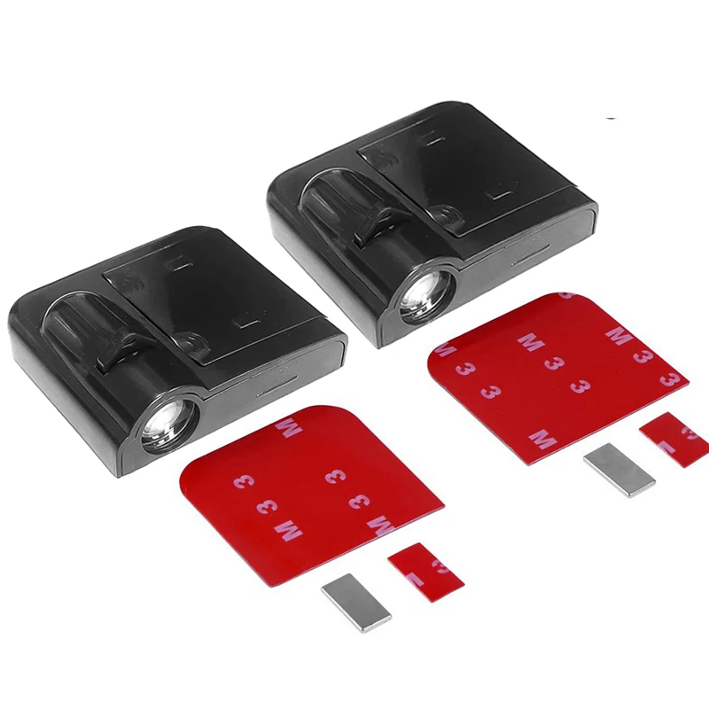 1 шт. беспроводной светодиодный Автомобильный Дверной лазерный проектор с