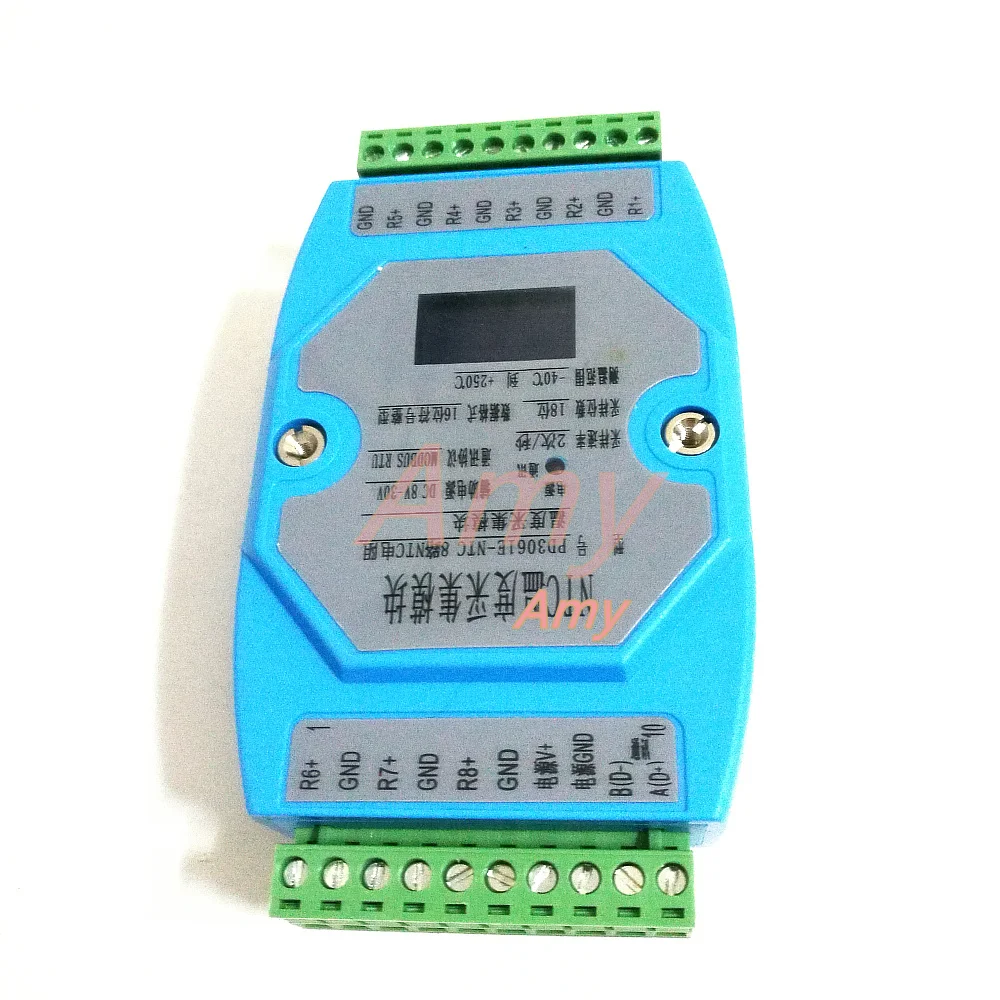 8 способ температуры NTC Термистор Модуль сбора MODBUS RTU 485|protocol| |