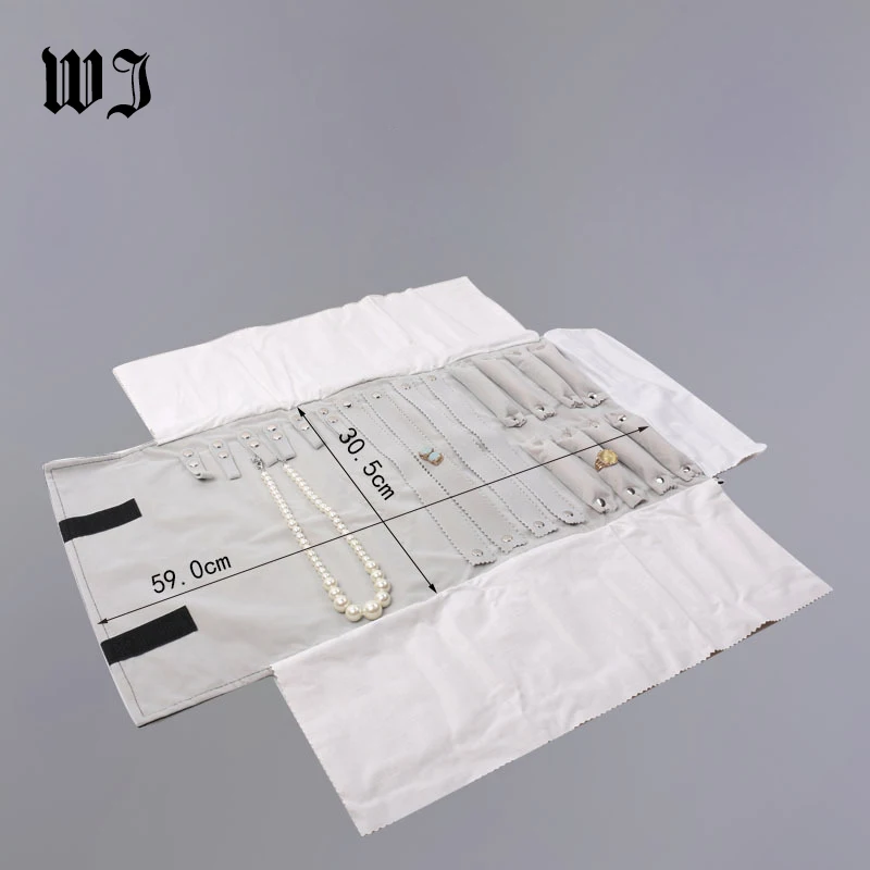 Портативная сумка для хранения ювелирных изделий в рулоне путешествий складной