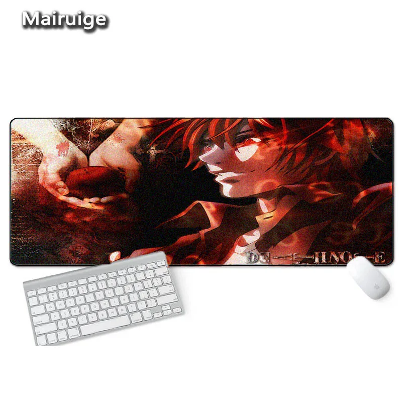 

Mairuige Anime Luxury Printing Death Note Pc Mousepad Durable Locking Edge for Laptop Anime Mouse Pad Dota2 LOL CSGO Gaming Mat