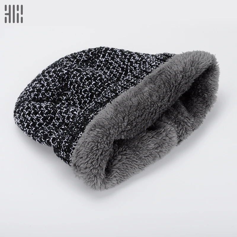 Ski Set Men Hat Windproof Winter Lic Outdoor Knitted Thermal Thick Snow Woolen Cap Male Scarf Collar Wrap New Year Father Gfit | Аксессуары
