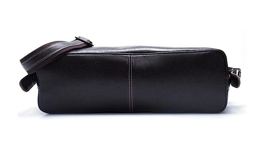 Кожаная мужская сумка повседневная через плечо сумка-мессенджер из вощеной кожи