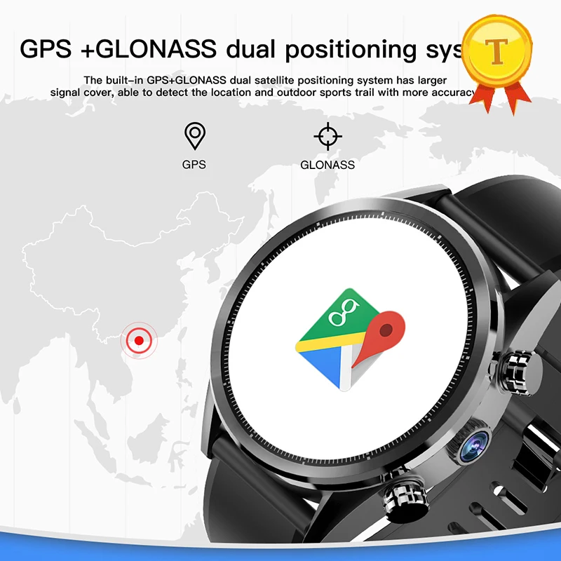 Новейшие ip67 водонепроницаемые Смарт-часы Android 7,1 LTE 4G Sim карта wifi 8MP HD камера gps сердечный ритм умные часы для мужчин и женщин