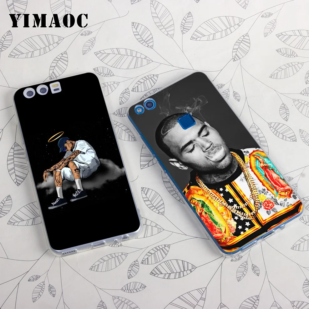 YIMAOC Chris Brown мягкий чехол для huawei Honor 10 9 8X 8C 8 7C 7X 7A Pro 6A Note Nova 3i 3 2i Y6 Y7 Y9 Prime 2018 |