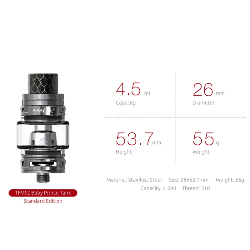 Электронная сигарета SMOK 85 Вт G-PRIV Luxe Edition с 4 5 мл TFV12 маленьких цена бак V8 ребенка