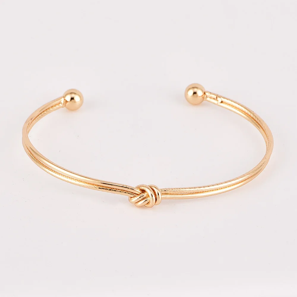 New Fashion Popular Double Knot Arrow Round Crystal Opening Bracelet Combination Set Female Accessories | Украшения и аксессуары