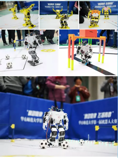 DIY Humanoid вторичное развитие Совместимо с программированием робот Комплект Дети образовательные высокотехнологичные игрушки