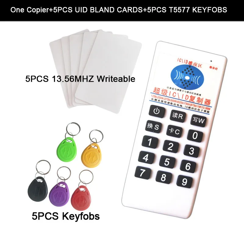 option1 RFID 125 кГц ID 13,56 МГц IC копировальный считыватель писатель для EM4305 T5577 UID сменный тег - Цвет: option1