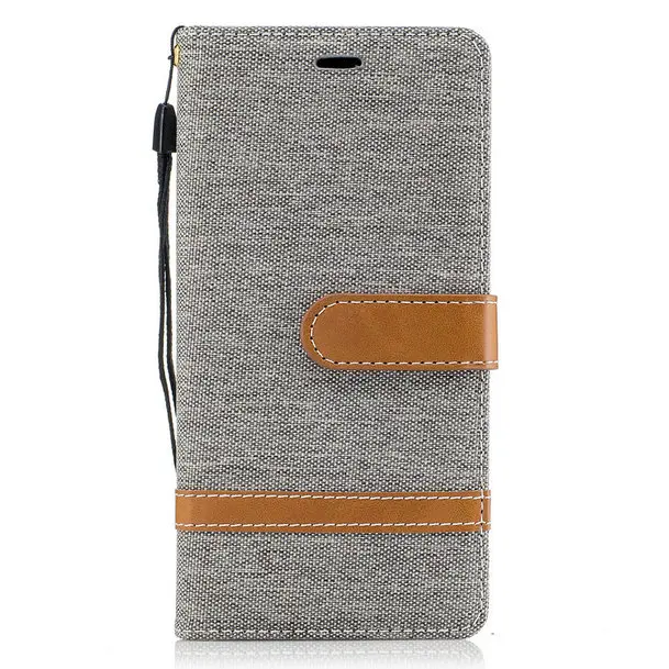 Джинсовый сшитый цветной чехол для телефона из искусственной кожи для sony Xperia XA1/XZs G8232, чехол с подставкой и откидной крышкой, чехол-кошелек, чехол, сумка с ремешком