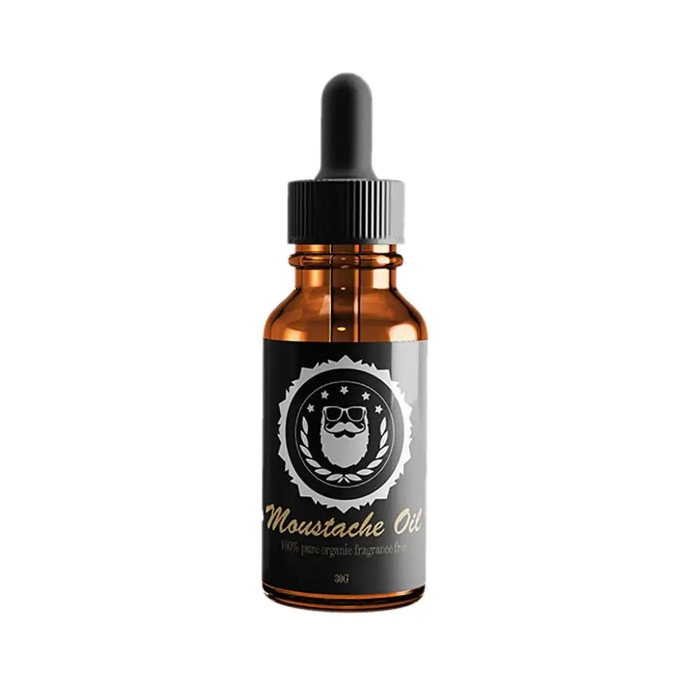 30 ml Натуральное мужское масло для роста бороды, органические продукты для выпадения волос бороды, масло для усов, увлажняющее средство для ухода за волосами, высокое качество - Цвет: 30 ml