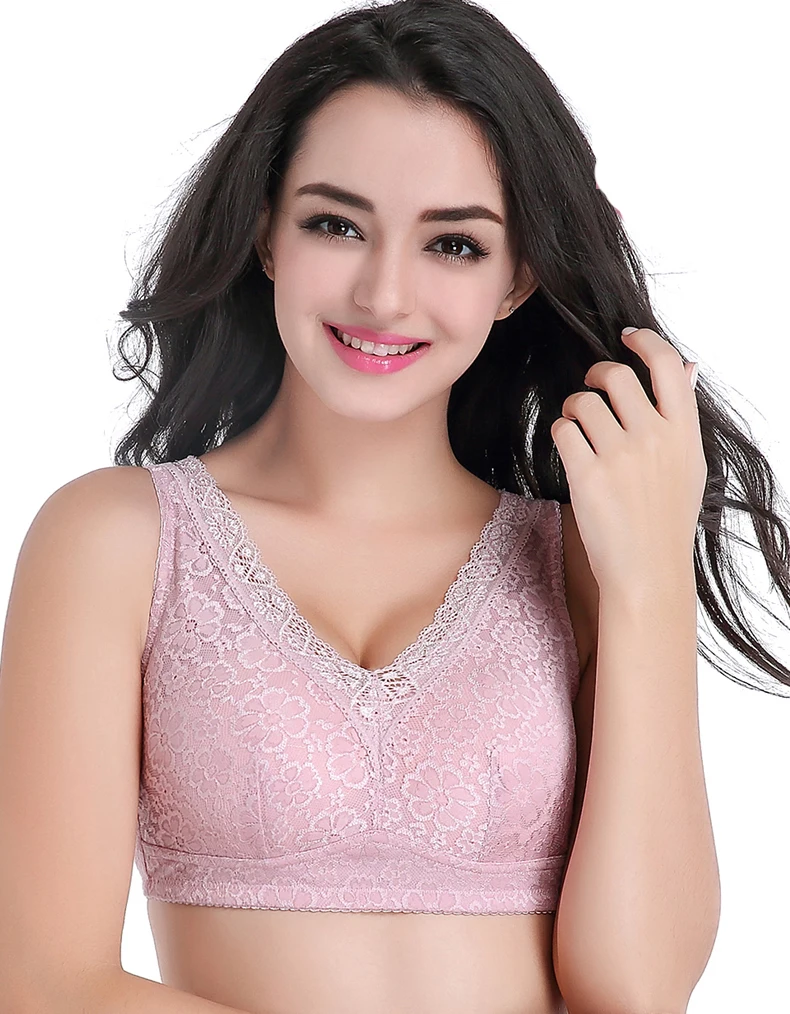 Сексуальный кружевной бюстгальтер для женщин беспроводной тонкий без косточек