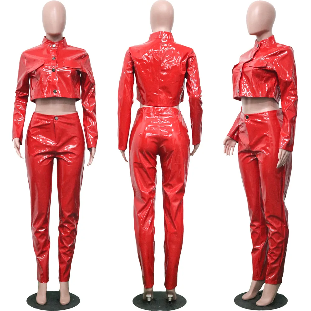 Женский комплект из двух предметов 2018 сексуальные брюки укороченный топ женские