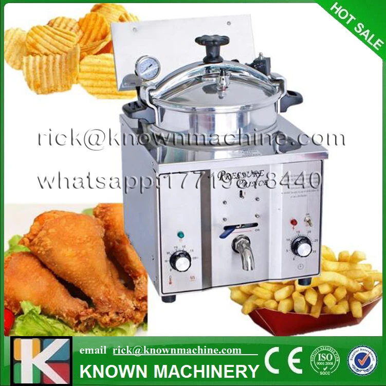 Коммерческая настольная электрическая фритюрница для картофеля 16 л горячая