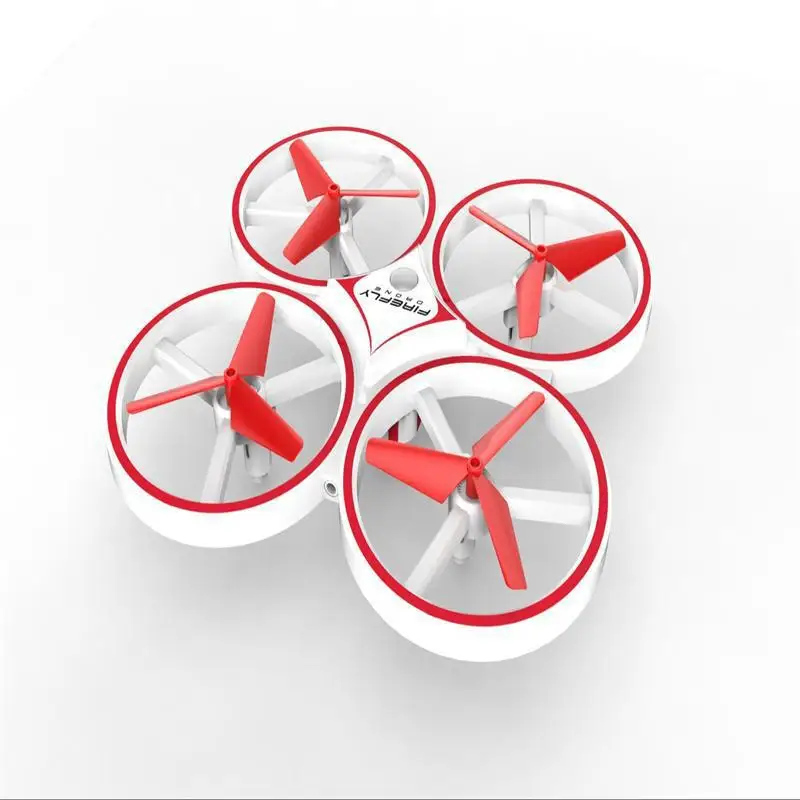 Интерактивный индукционный Дрон игрушечные лошадки Quadcopter умные часы дистанционное управление Дрон «НЛО» Детский подарок вертолет - Цвет: red