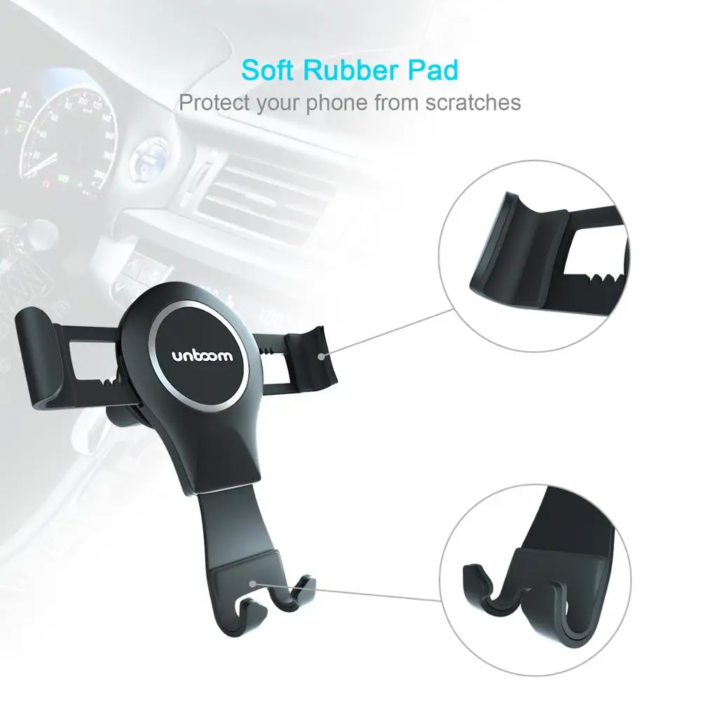 Гравитационный автомобильный держатель телефона в на вентиляционное отверстие