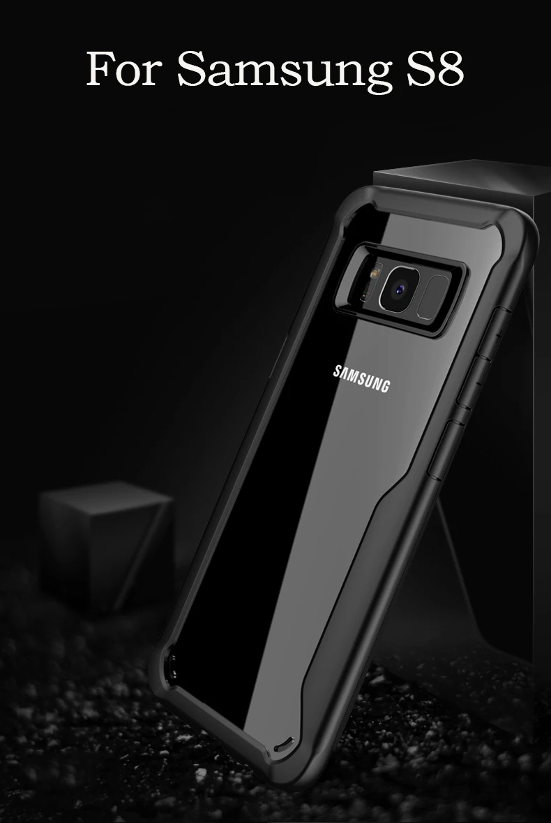 Модный чехол для samsung Galaxy S9 чехол прозрачный противоударный чехол для samsung A8 чехол Coque для samsung S8 Plus Fundas
