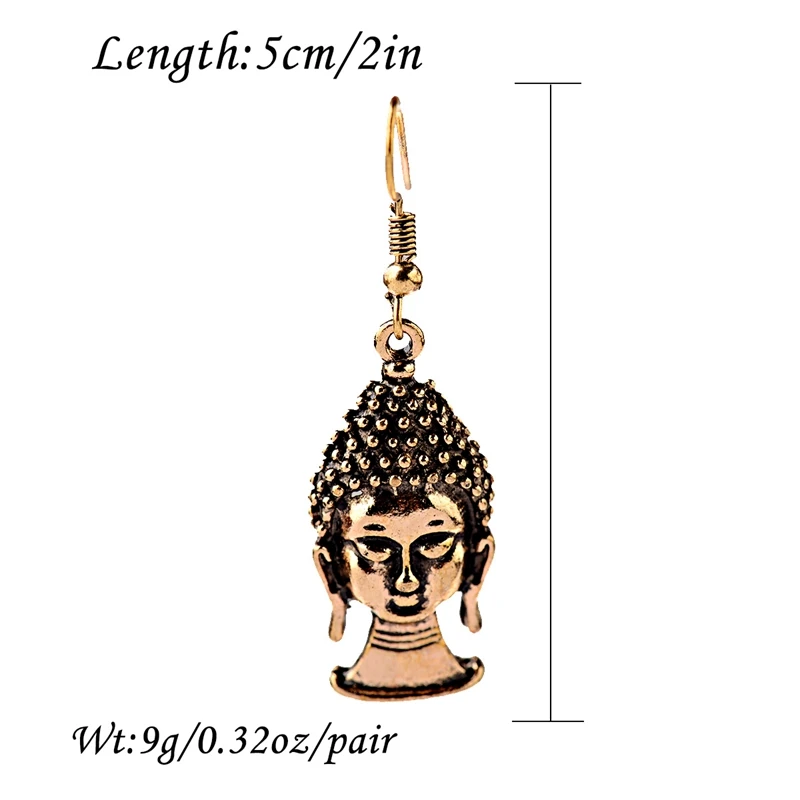 Женские серьги-подвески с Буддой этнические серьги индийская/тайская мода HQE275 2020