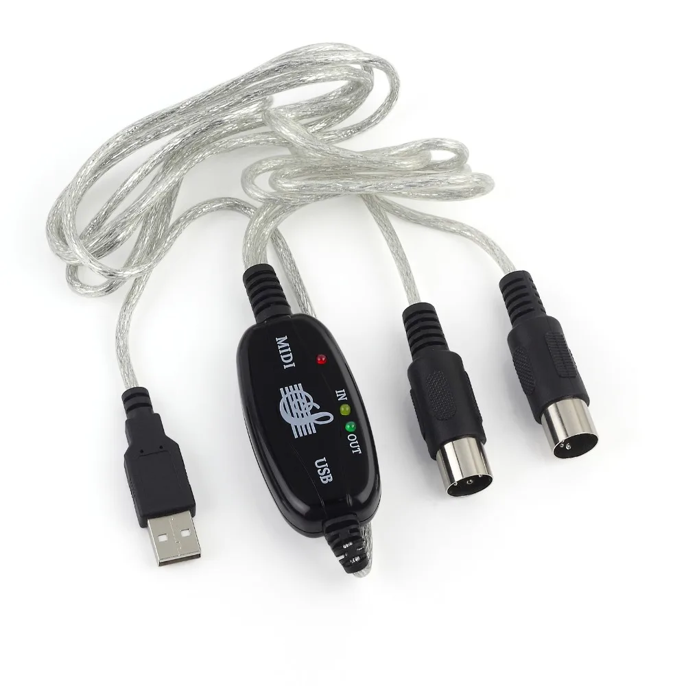 Кабель переходник Neoteck для ноутбука ПК Mac с USB разъемом MIDI|cable converter|converter cablemusic cable |