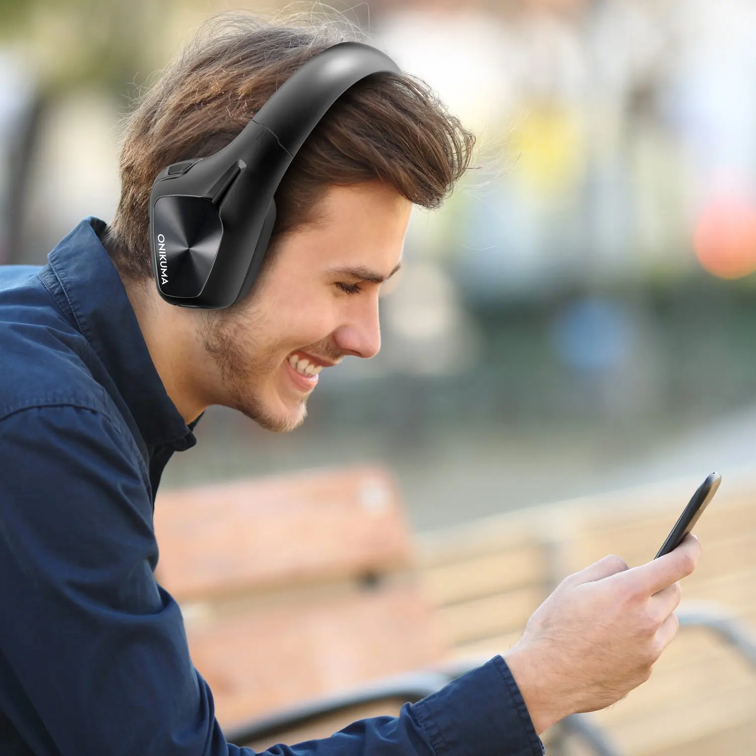 ONIKUMA B1 Bluetooth игровая гарнитура для мобильных игр гарнитура для электронных видов спорта с микрофоном Стерео объемная USB гарнитура