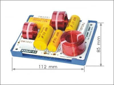 2pcs AS-23C 2 Way Hi-Fi динамик кроссовер с делителем частоты фильтры для KASUN