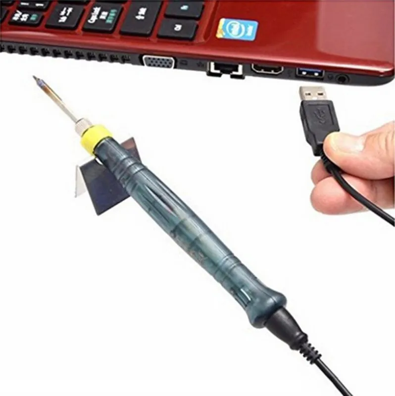 DIY Мини USB Электрический паяльник высокое качество сварочные инструменты с Светодиодный индикатор 5 в 8 Вт