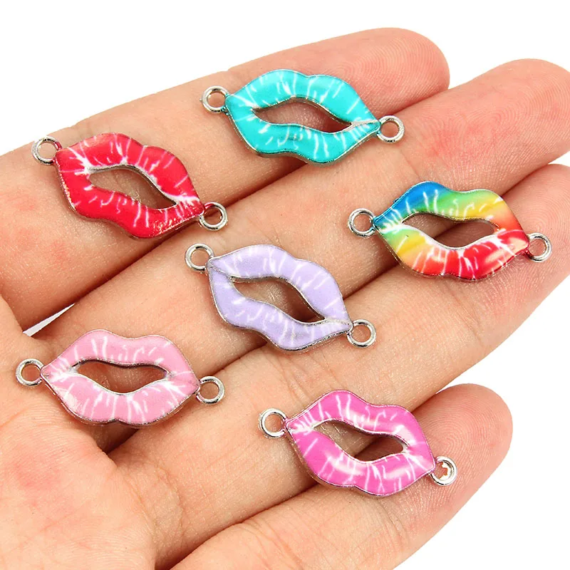 10 шт. милые Мультяшные Животные Слон Единорог енот сплав эмаль соединители ожерелье Шарм Подвеска для детей ювелирные изделия