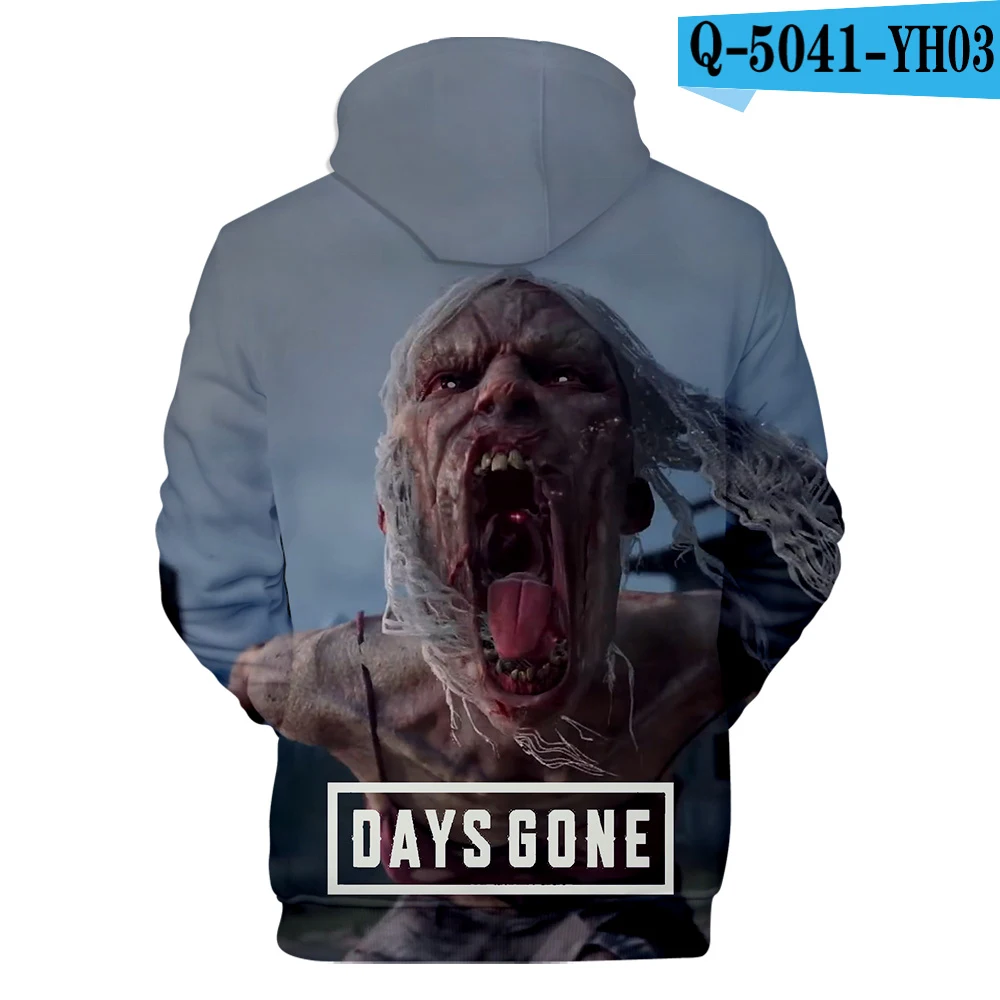 3D back Новая игра, мужские/женские толстовки с капюшоном, толстовка с принтом дней, коллекция года, модные топы в стиле хип-хоп, XXS-4XL - Цвет: 3D back