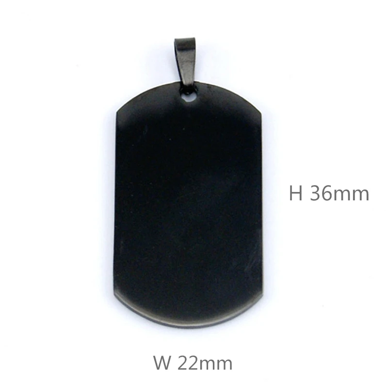Подвеска для собаки из нержавеющей стали без напыления, полированная, размером 0,86x1,41 дюйма на ожерелье для мужчин оптом 1 штука.
