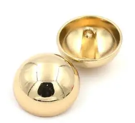 Gold color 10 шт./лот металлические пуговицы в форме гриба для пальто для мужчин и женщин(SS-56 - Цвет: Gold color