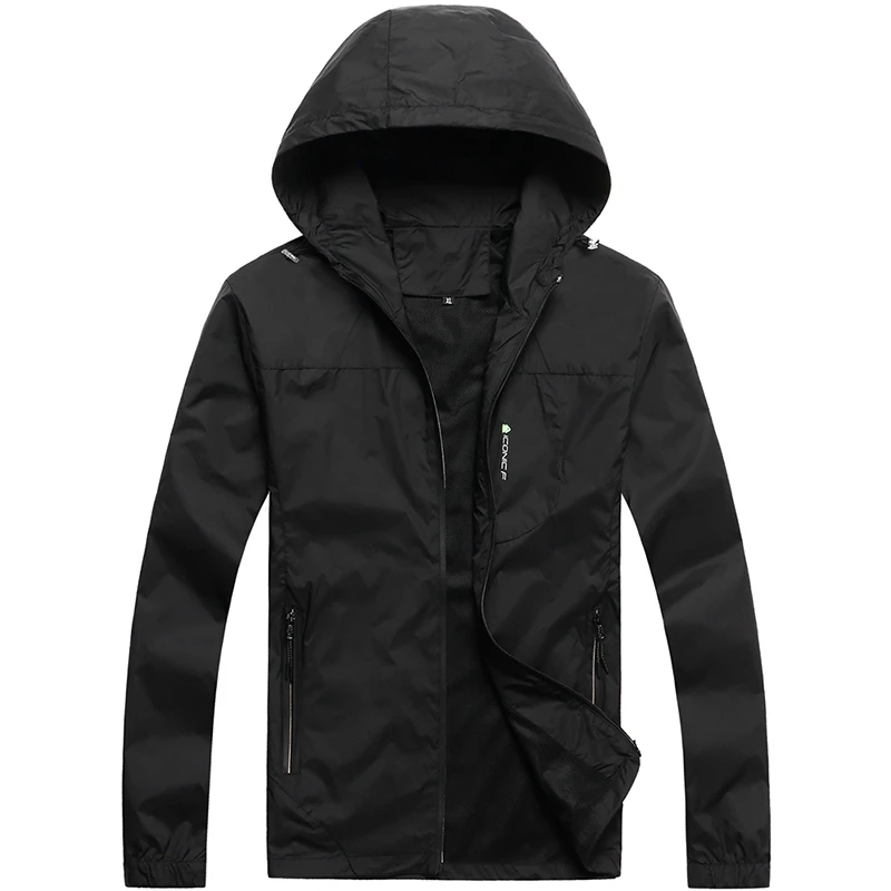 9XL 8XL Мужская Новая куртка весна осень модная хип хоп с капюшоном