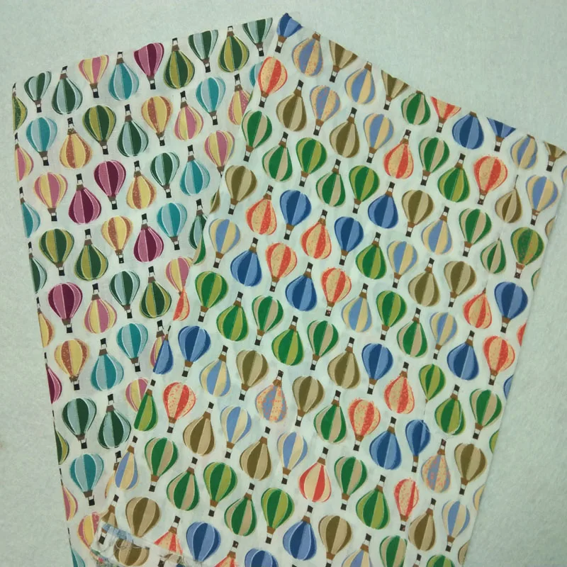 ZYOKRA красочные горячий воздух баллон 145x50 см хлопок пэчворк домашний текстиль Хлопок Поплин Ткань для шитья 100% хлопок ткань