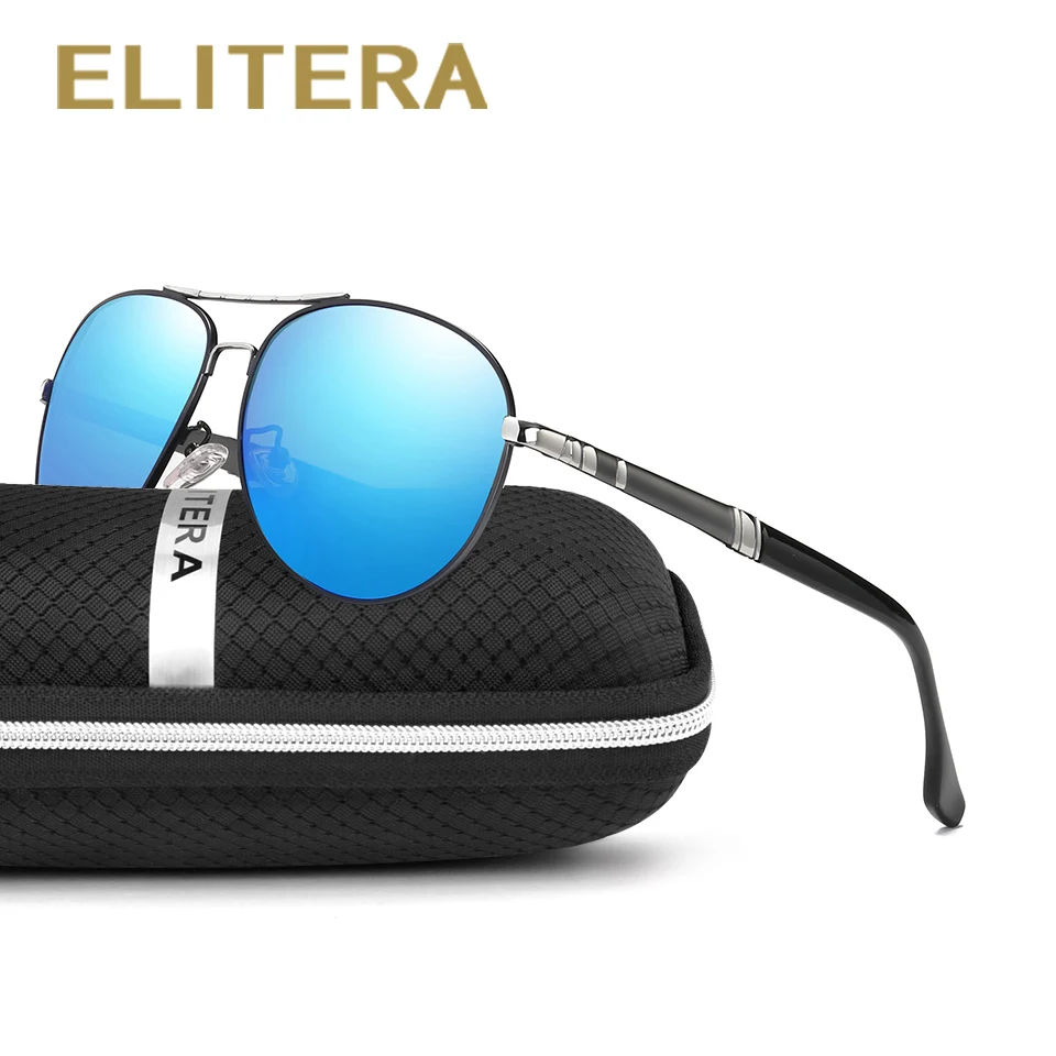 Мужские солнцезащитные очки ELITERA брендовые дизайнерские поляризационные |