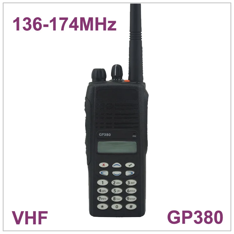 Портативная рация GP380 VHF 136 174 МГц профессиональная портативная двухсторонняя