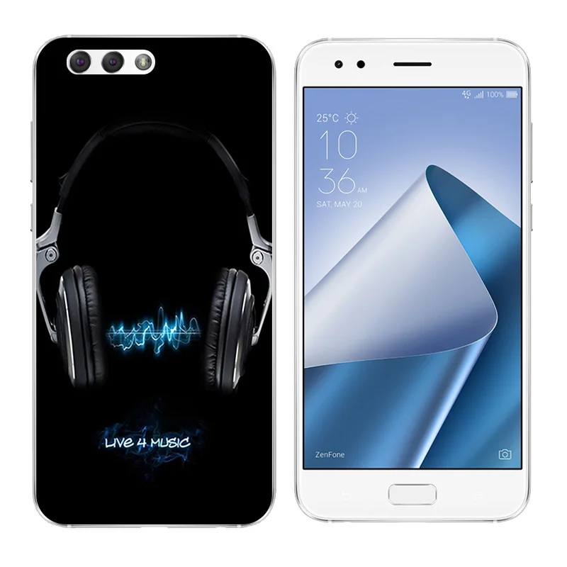 for Asus Zenfone 4 ZE554KL Cover Soft TPU Silicone Life Printing Phone Cases Bags |
