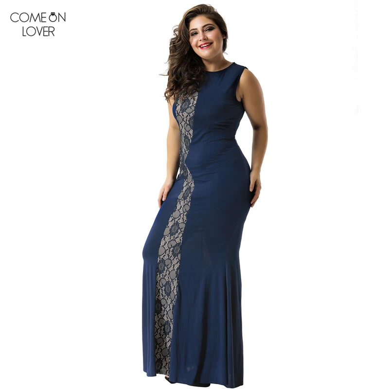 Comeonlover пин-ап вещей Большие размеры сарафаны женское платье вязаное RY80054