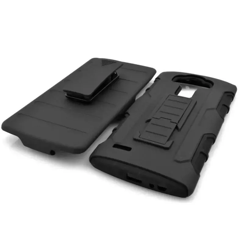 Для LG G4 Дело Heavy Duty Hybrid Броня Двухслойный Зажим для Ремня Чехол Прочный